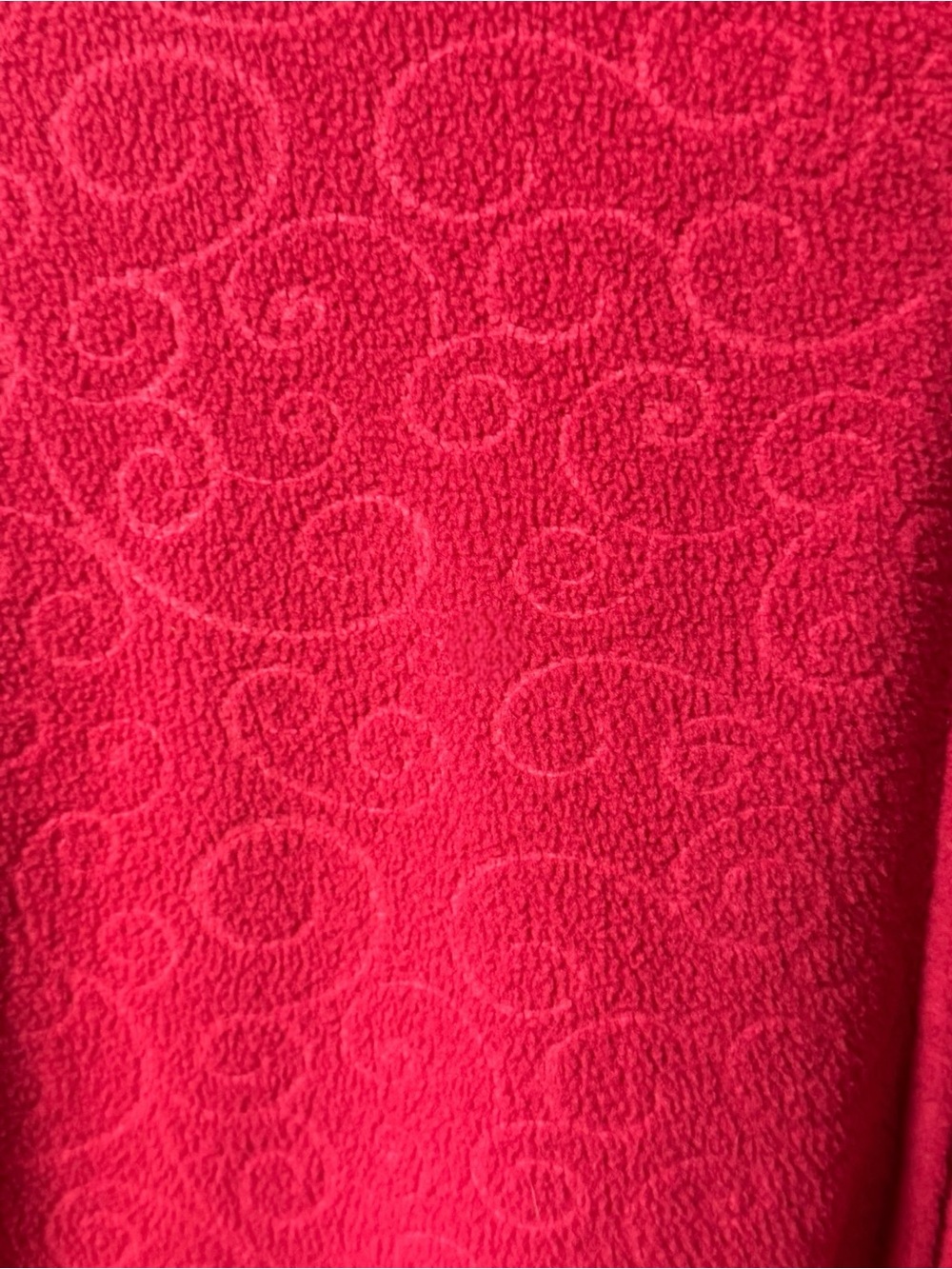 George Full Zip Fleece Jacket Women’s 4XL Fuchsia Pink Lightweight Fall Spring - Picture 3 of 5